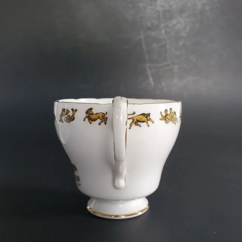 Capricorn 12/22-1/20 Teacup Saucer Astrology Zodiac Sign Regal Bone China Englan